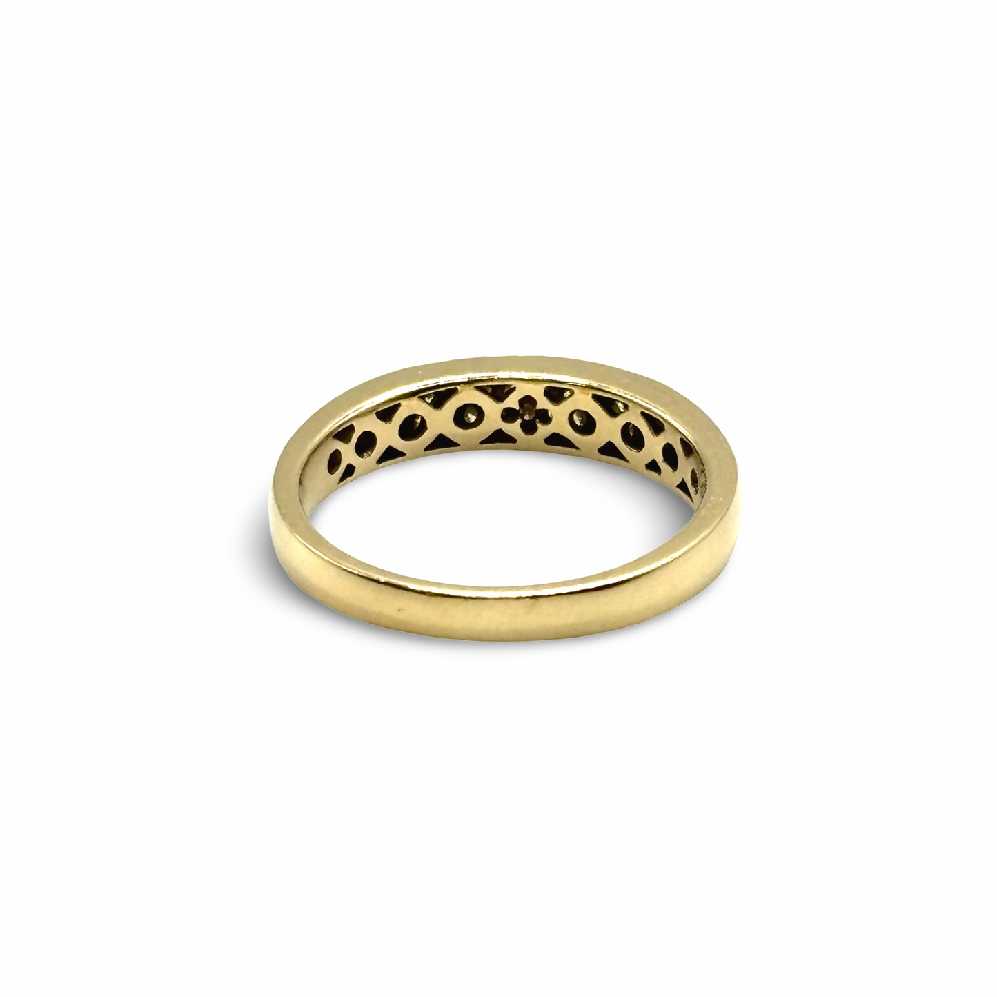 Ring Pavée Gelbgold 585 / 14kt Diamanten