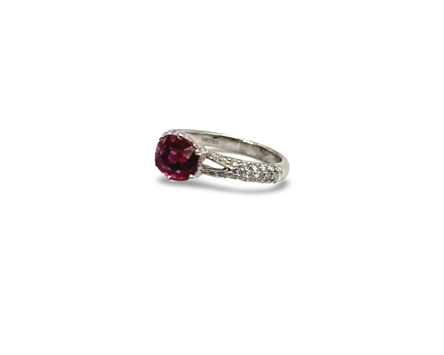 Ring 750/18K - Rubinring -