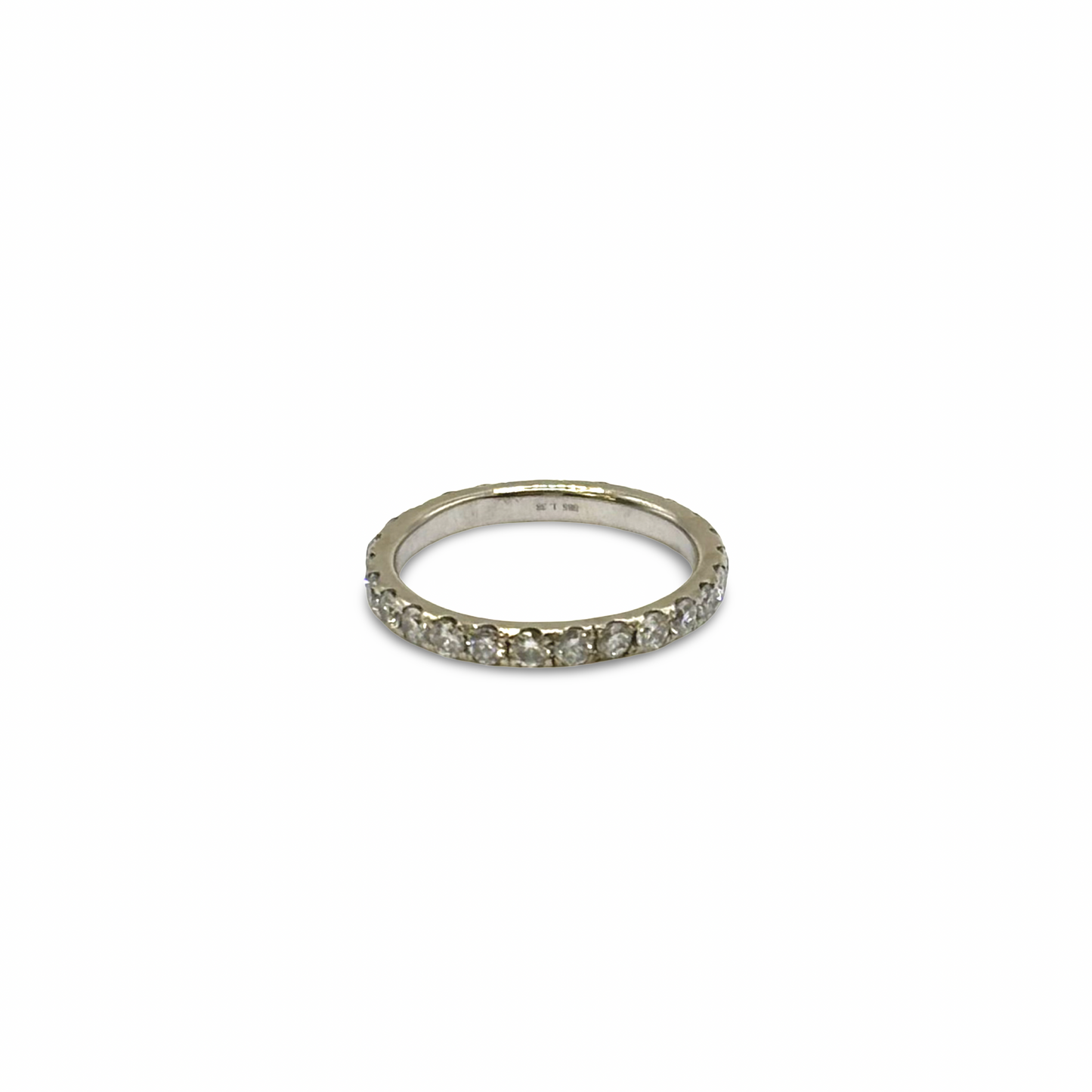 Ring Memoire Weißgold 585 / Diamanten