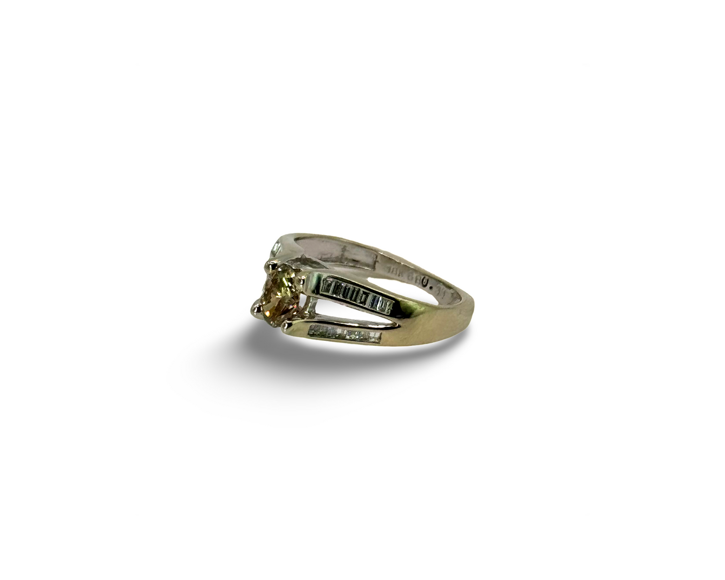 Ring 750/18K - Diamantring - Fancy Diamant: champagner-brownish - 0,55ct