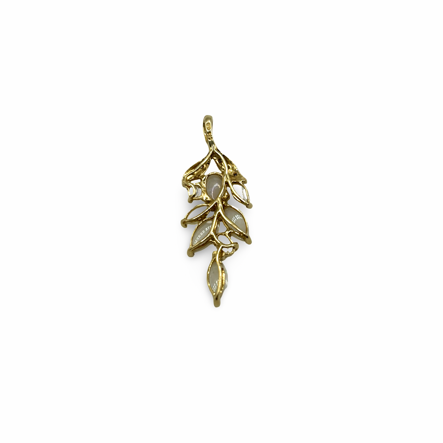 Anhänger Opale Gelbgold 585 / 14kt Diamanten
