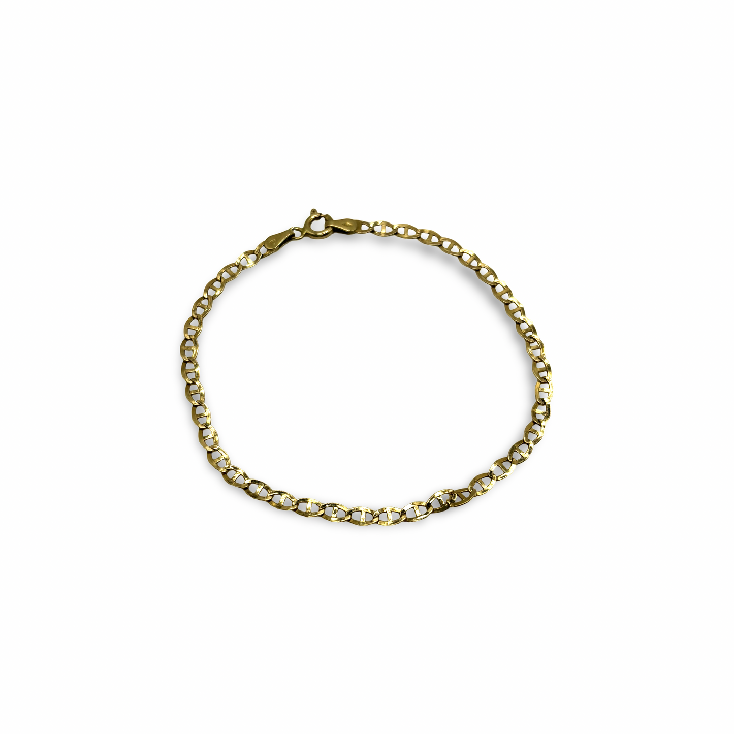 Armband Stegpanzer Gelbgold 750 / 18kt