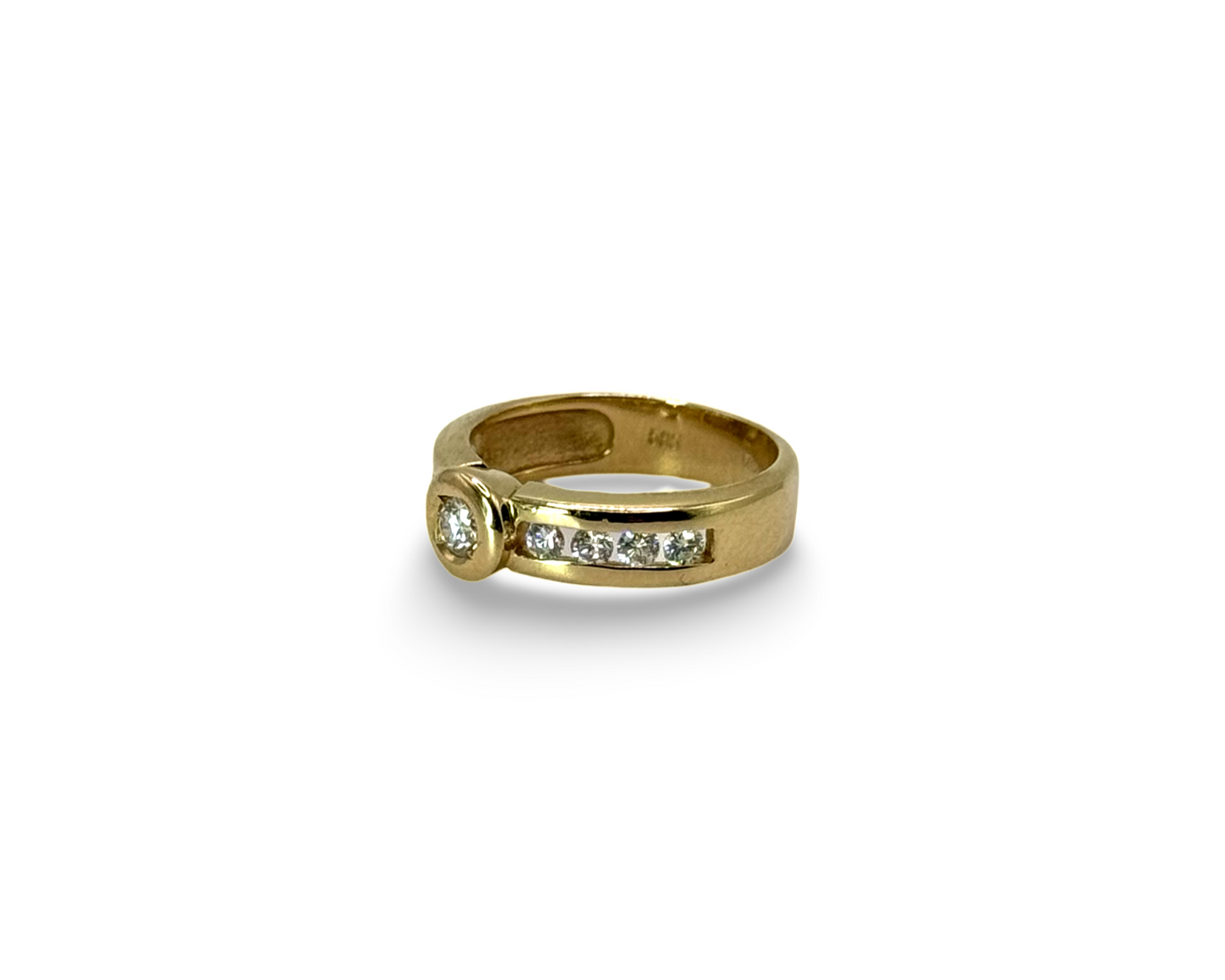 Ring 585/14K - Diamantring -