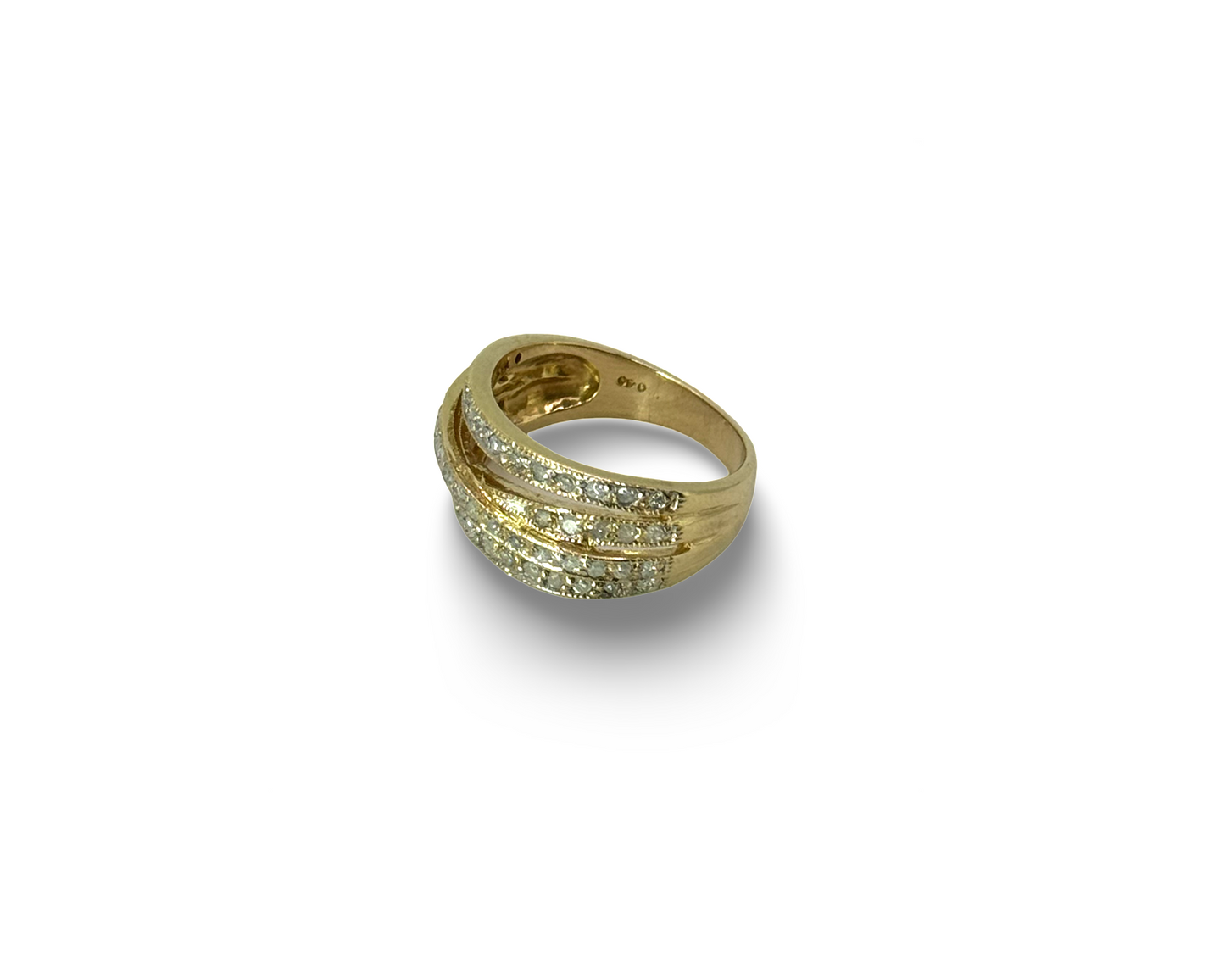 Ring, 585, 14 Karat, Diamanten, Brillanten, Bling Bling