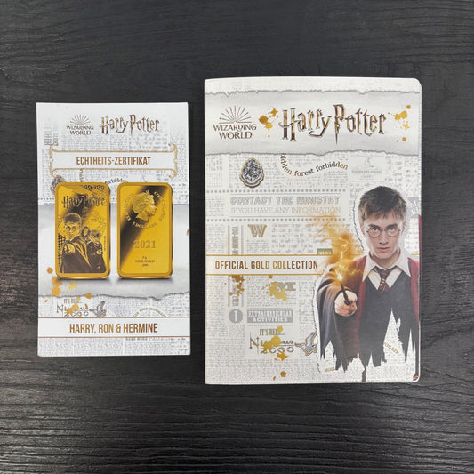 Barren Harry Potter Gelbgold 999 / Fein limitierte Sammlung