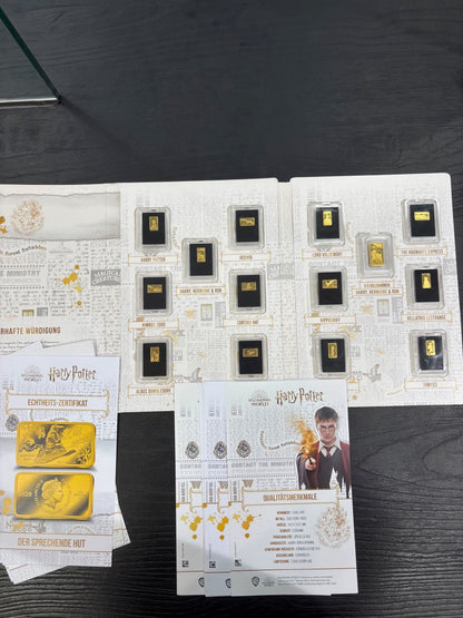 Barren Harry Potter Gelbgold 999 / Fein limitierte Sammlung