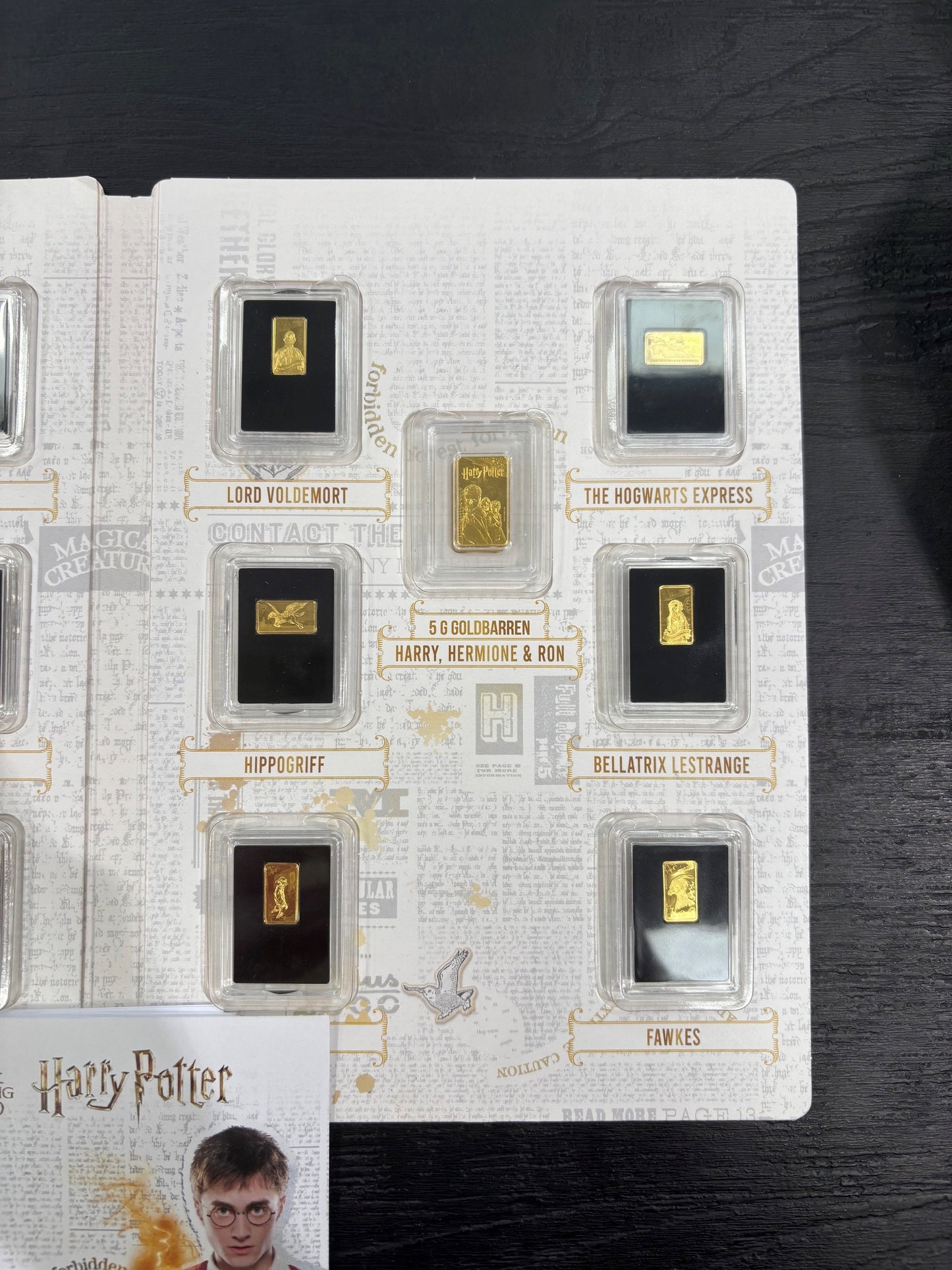 Barren Harry Potter Gelbgold 999 / Fein limitierte Sammlung