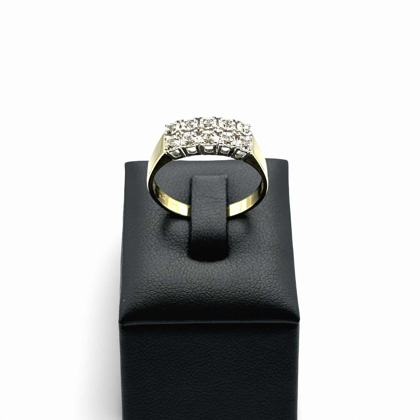 Ring Gelb/-Weißgold 585 / 14kt Diamanten