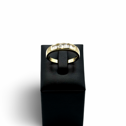 Ring Gold 585 / 14kt Baguette Diamanten