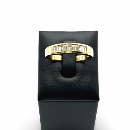 Ring Gold 585 / 14kt Baguette Diamanten