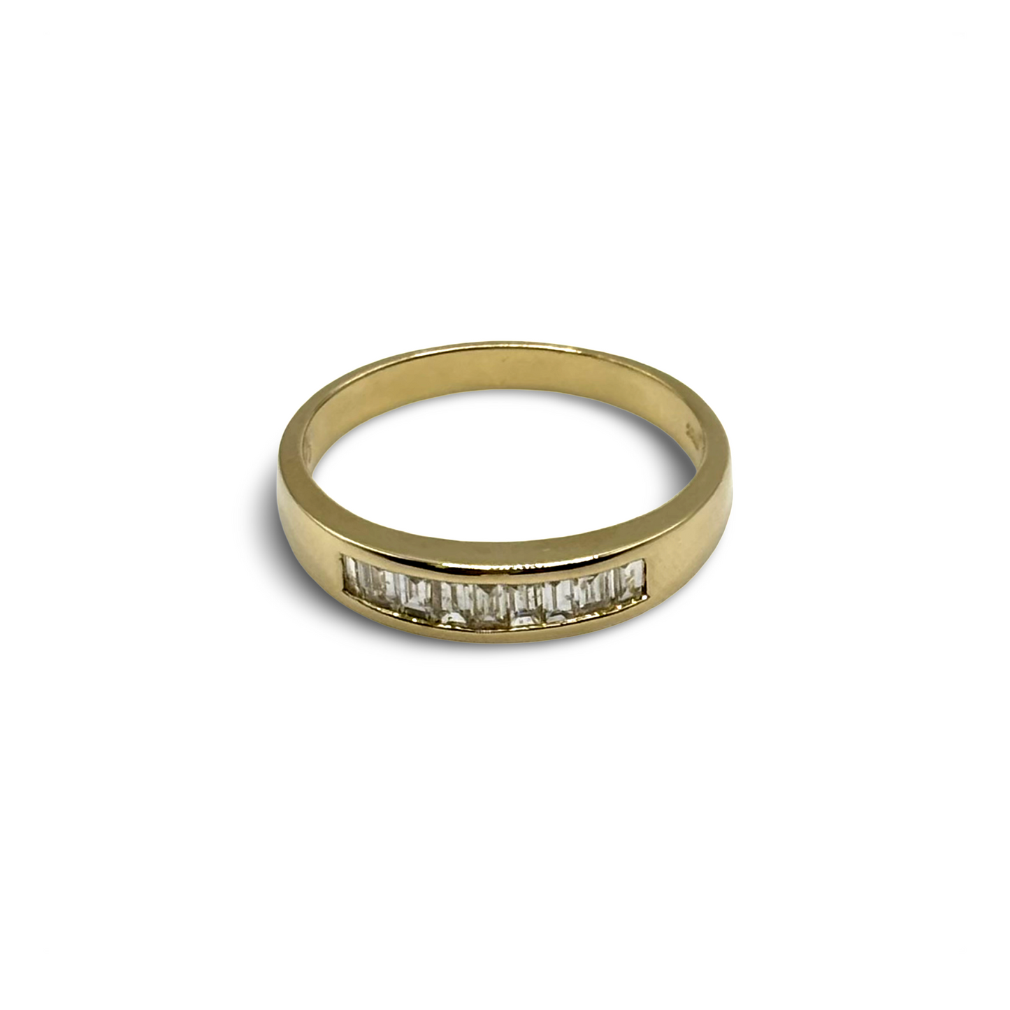 Ring Gold 585 / 14kt Baguette Diamanten