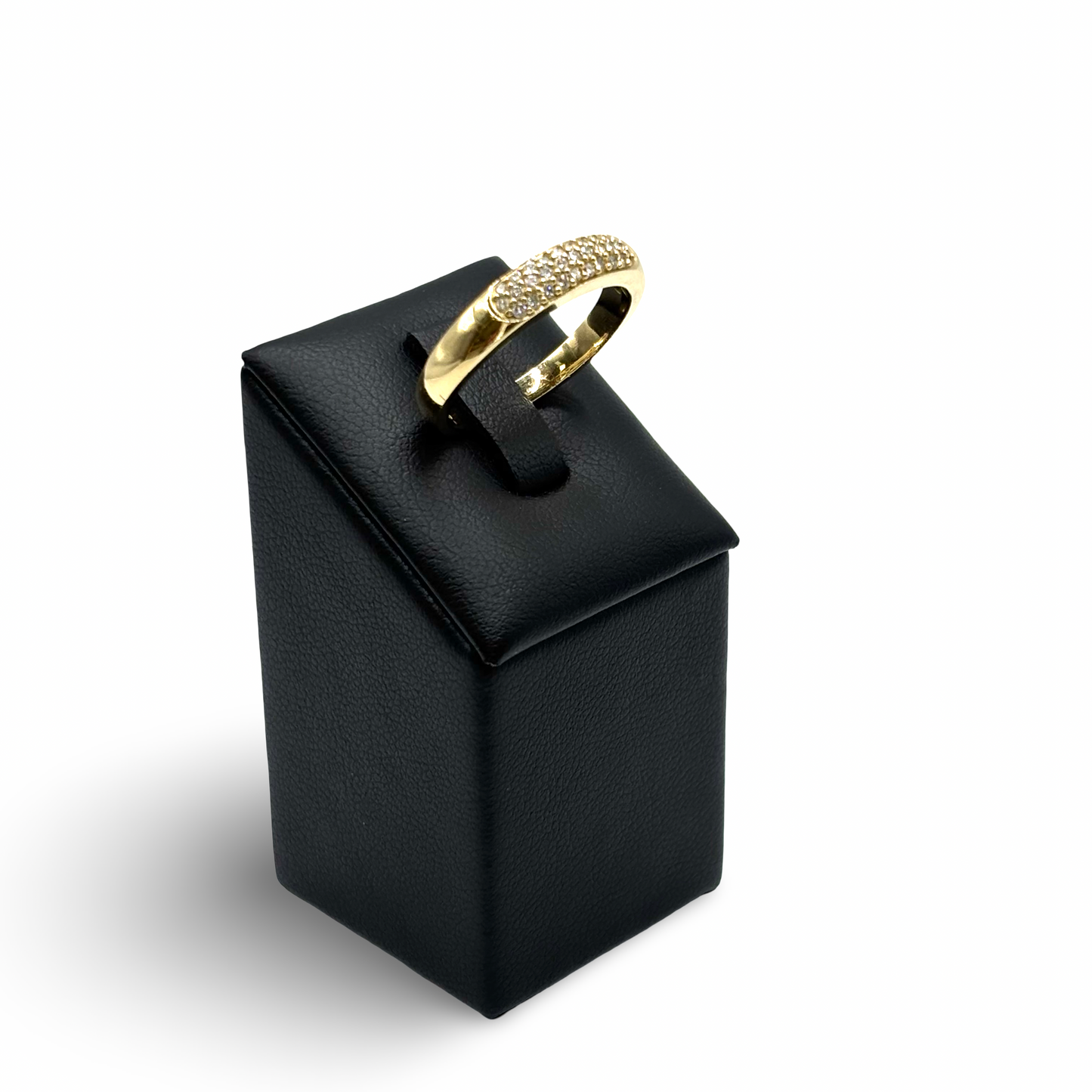 Ring Pavée Gelbgold 585 / 14kt Diamanten