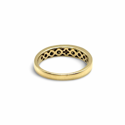 Ring Pavée Gelbgold 585 / 14kt Diamanten