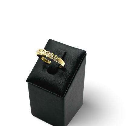 Ring Memoire Gelbgold 750 / 18kt Diamanten