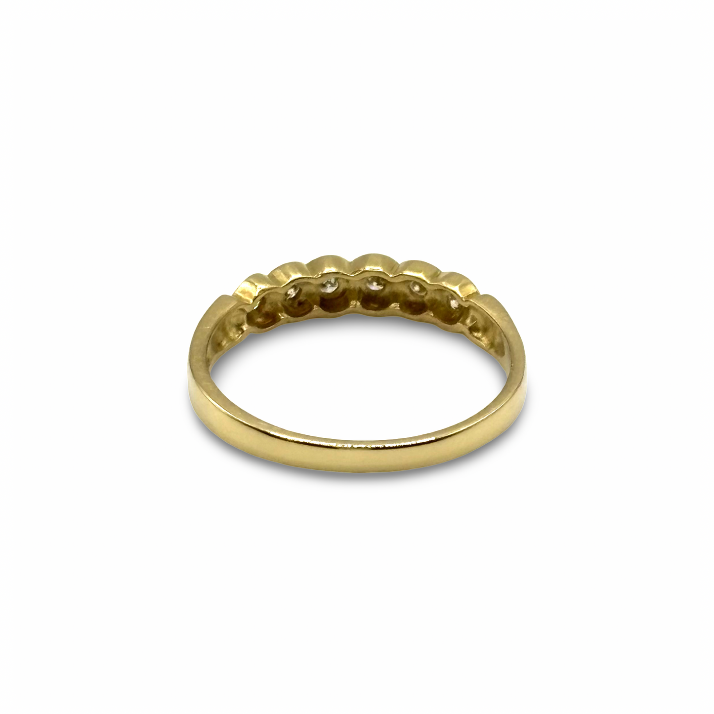 Ring Memoire Gelbgold 750 / 18kt Diamanten