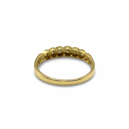 Ring Memoire Gelbgold 750 / 18kt Diamanten