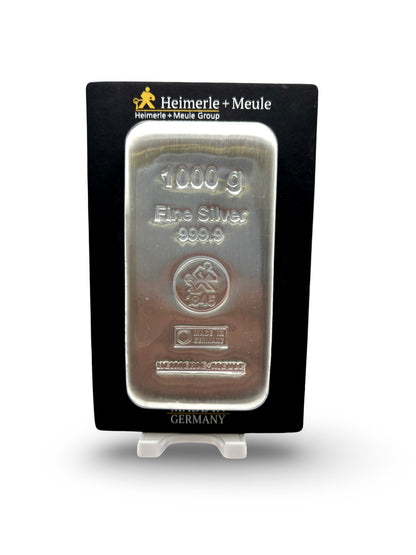 Barren 999,9/- Feinsilber 1000g Heimerle & Meule