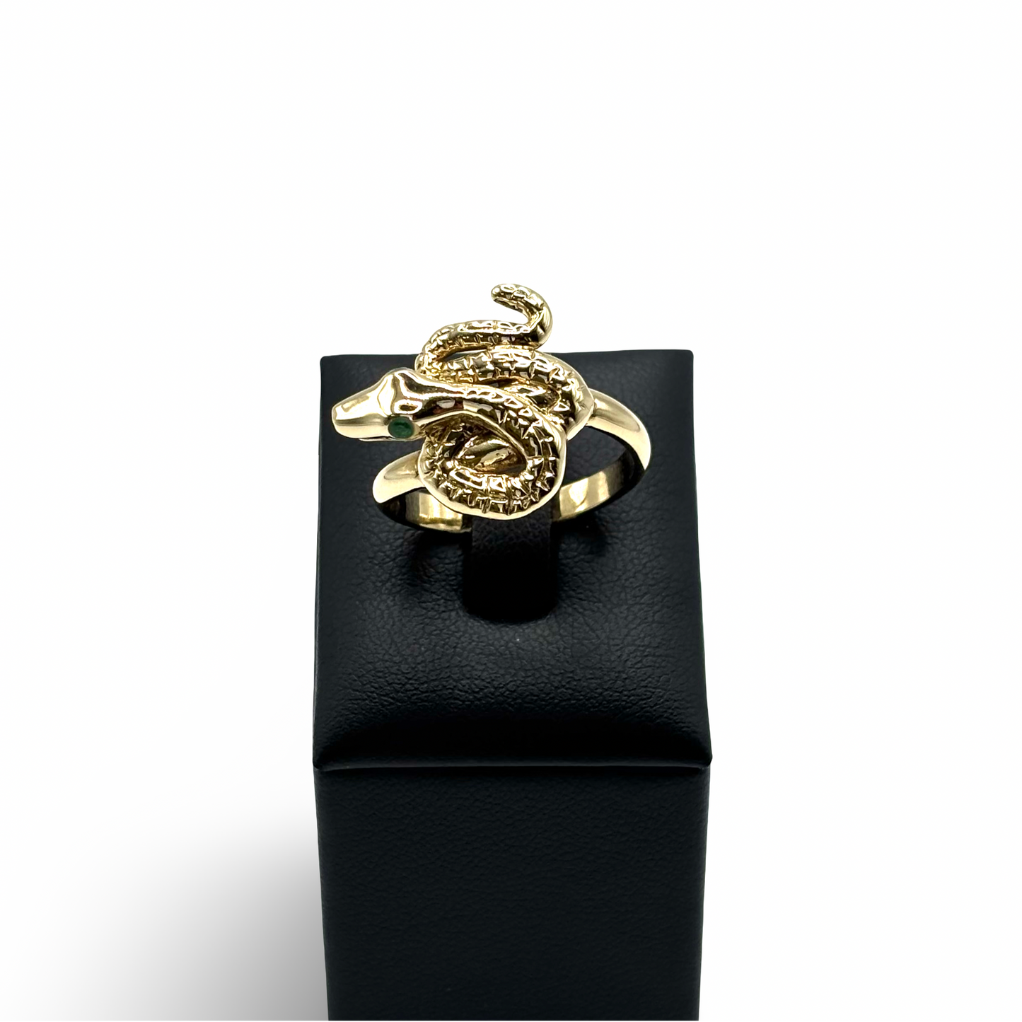 Ring Schlange Gold 585 / 14kt Smaragd