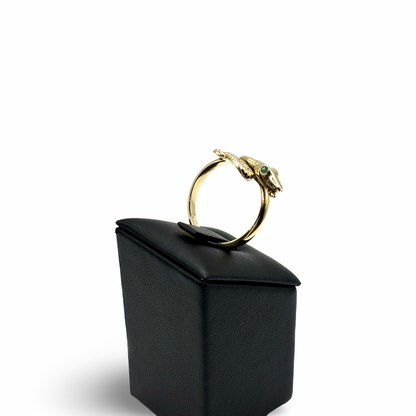 Ring Schlange Gold 585 / 14kt Smaragd