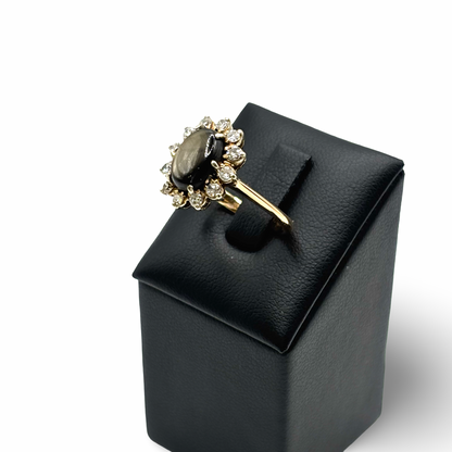 Ring Ballarina Rosé/-Weißgold 708 / 17kt Saphir Diamanten