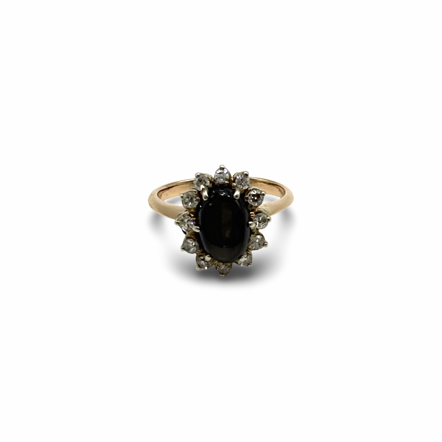 Ring Ballarina Rosé/-Weißgold 708 / 17kt Saphir Diamanten