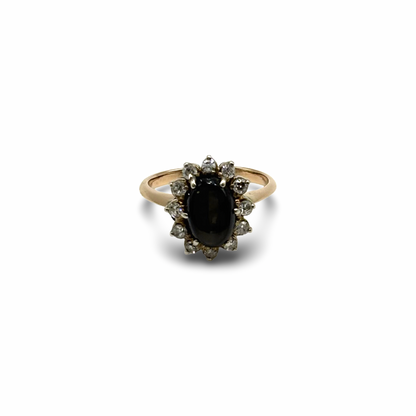 Ring Ballarina Rosé/-Weißgold 708 / 17kt Saphir Diamanten