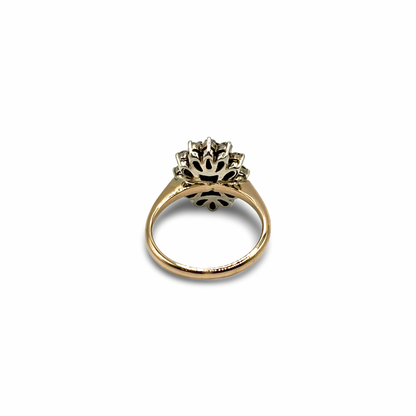 Ring Ballarina Rosé/-Weißgold 708 / 17kt Saphir Diamanten