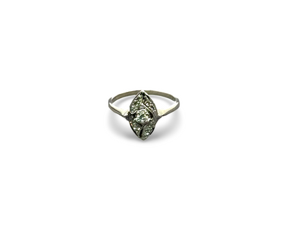 Ring 585/14K - Artdeco Stil