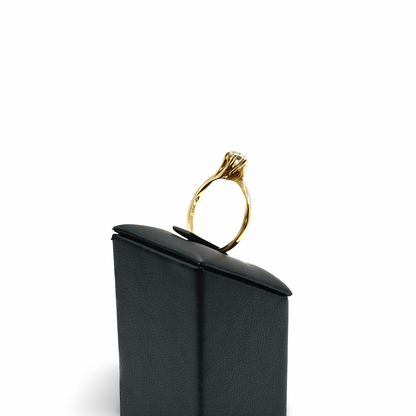 Ring Solitär Gelbgold 585 / 14kt Diamant