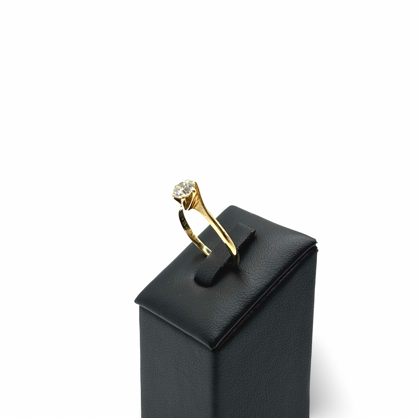 Ring Solitär Gelbgold 585 / 14kt Diamant