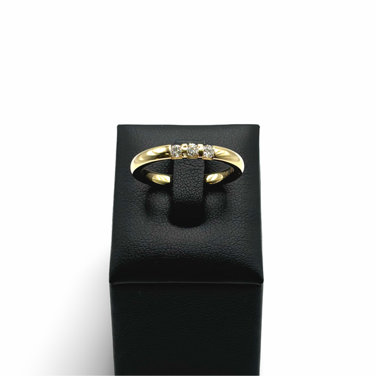 Ring Memoire Gelbgold 750 / 18kt Diamanten