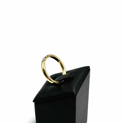 Ring Memoire Gelbgold 750 / 18kt Diamanten