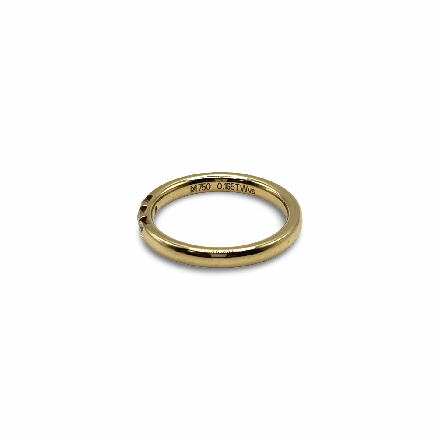 Ring Memoire Gelbgold 750 / 18kt Diamanten