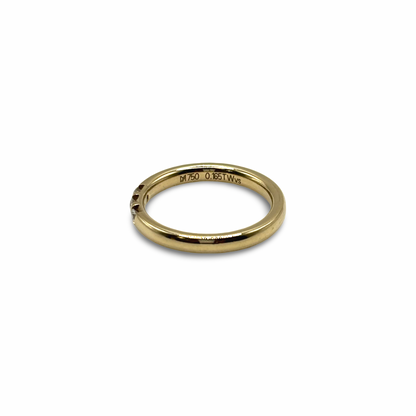 Ring Memoire Gelbgold 750 / 18kt Diamanten