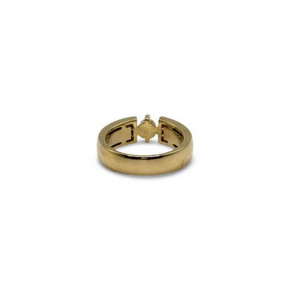 Ring Solitär Gelbgold 585 / 14kt Brillanten