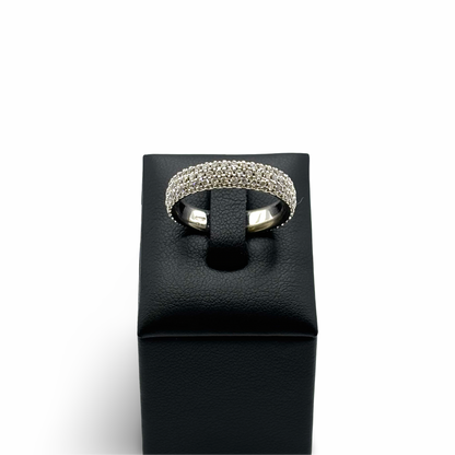 Ring Paveé Weißgold 750 / 18kt Brillanten