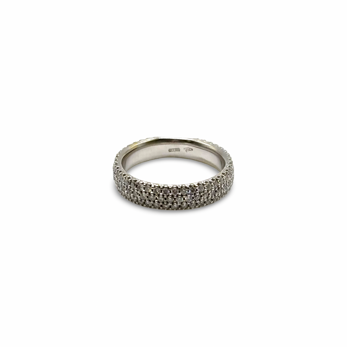 Ring Paveé Weißgold 750 / 18kt Brillanten