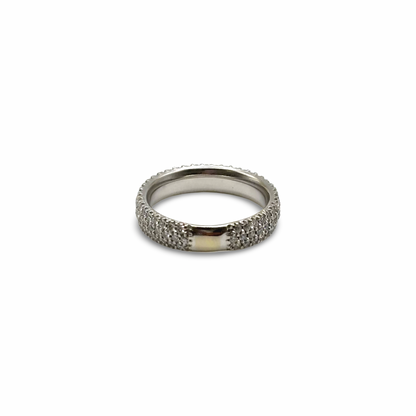Ring Paveé Weißgold 750 / 18kt Brillanten