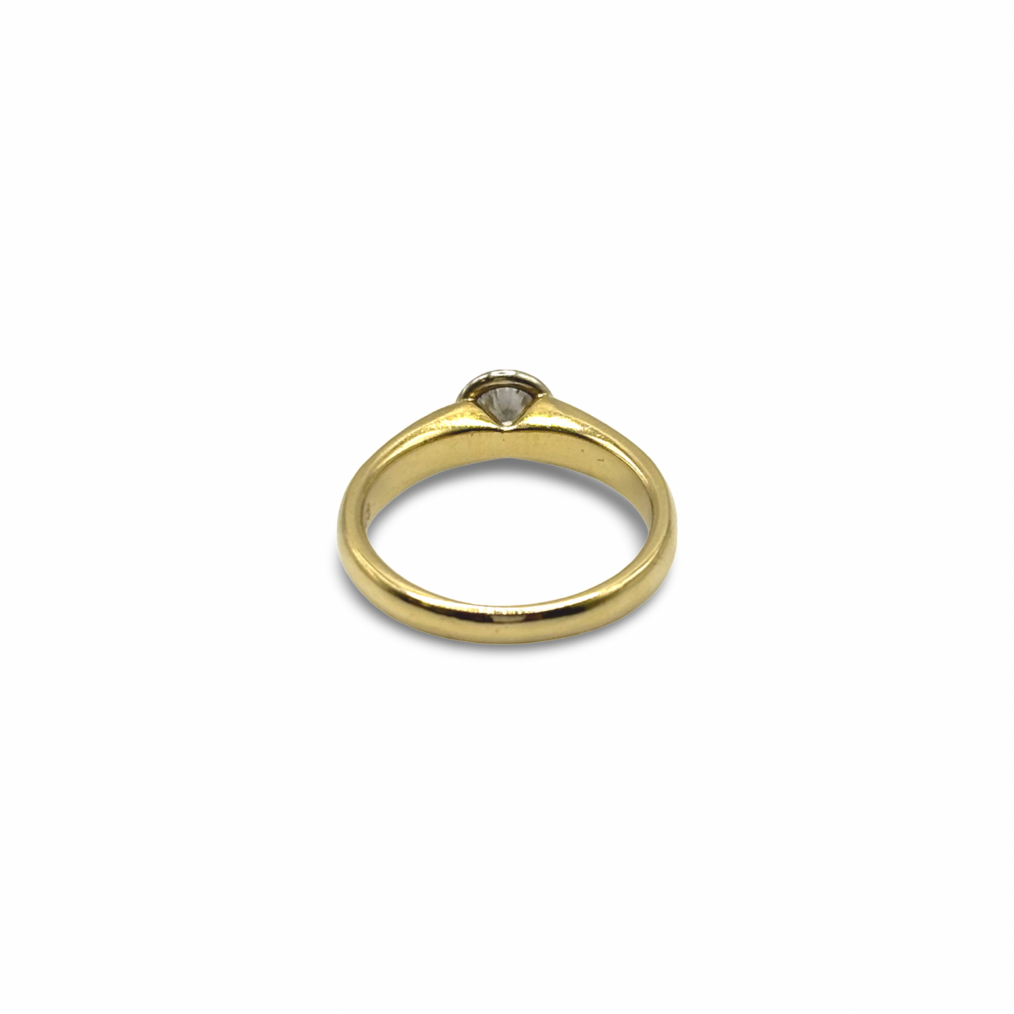 Ring Solitär Gelbgold 750 / 18kt Brillant