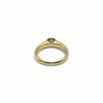 Ring Solitär Gelbgold 750 / 18kt Brillant