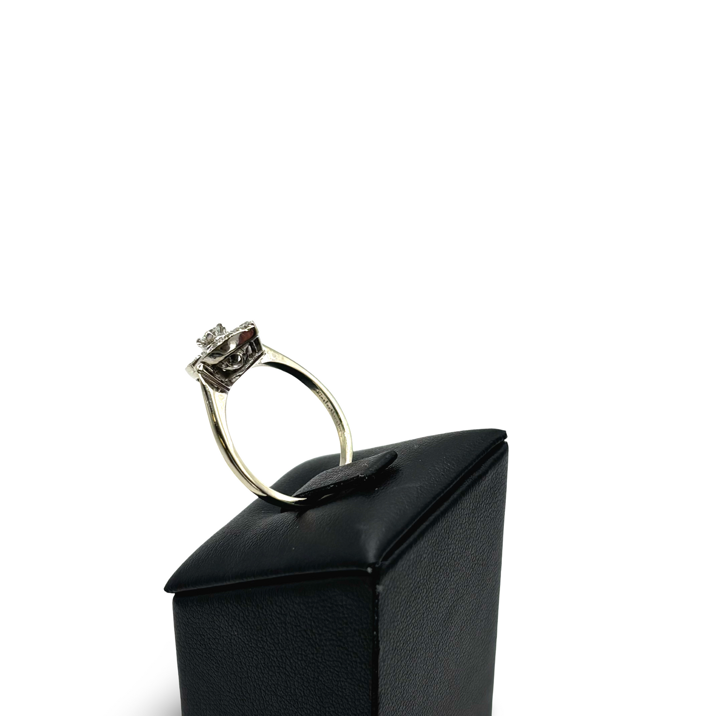 Ring Art Deco Weißgold 585 / 14kt Diamant