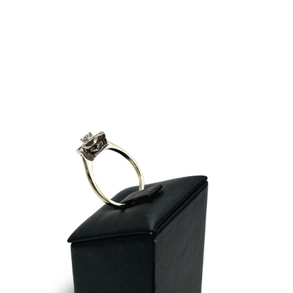 Ring Art Deco Weißgold 585 / 14kt Diamant