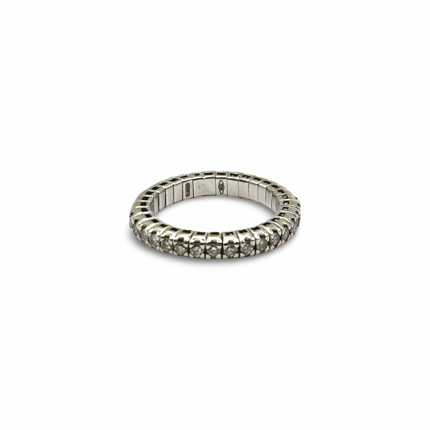 Ring Flex-Memoire Weißgold 750 / 18kt Brillanten