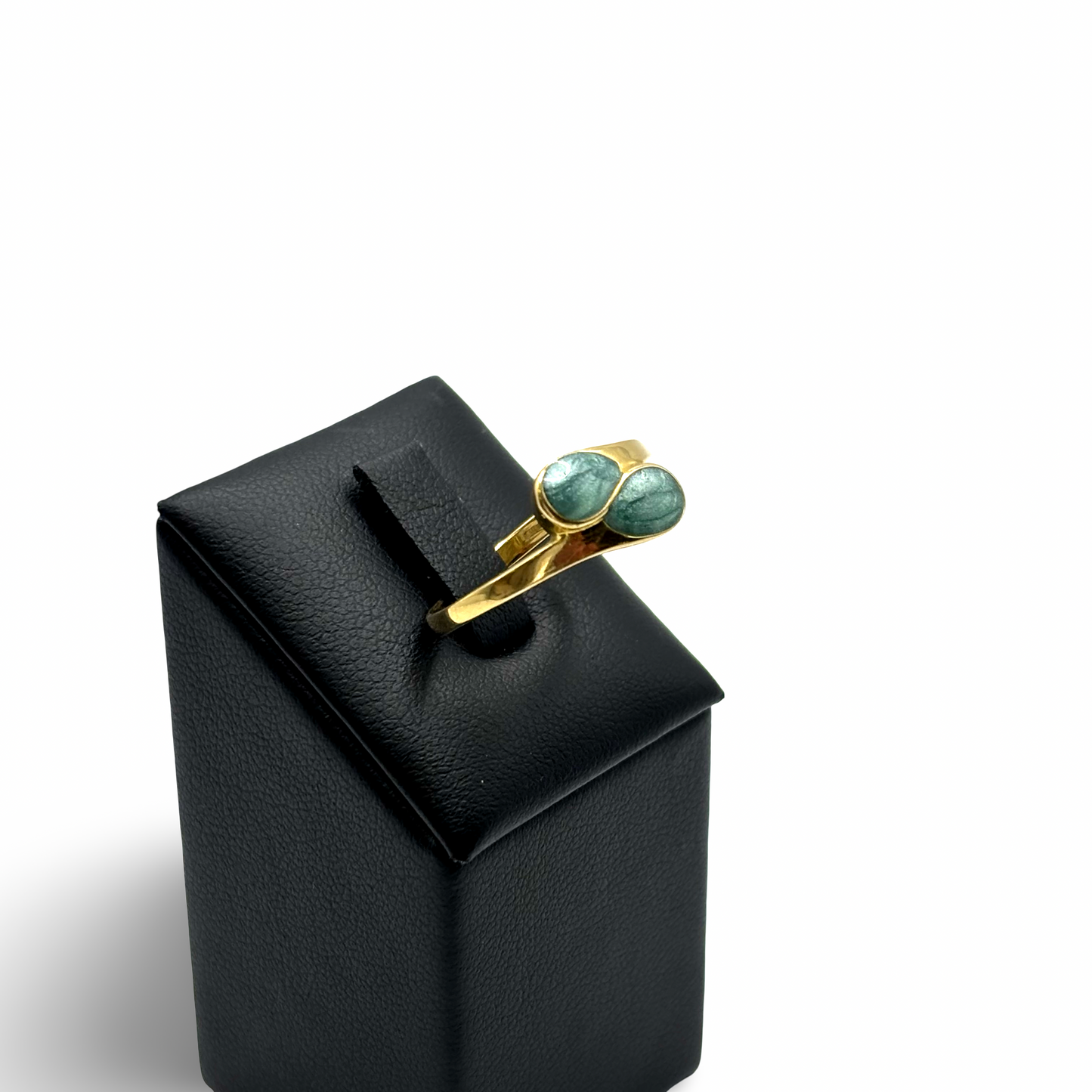 Ring Gelbgold 585 / 14kt synthetische Steine