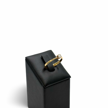 Ring Solitär Roségold 585 / 14kt Diamant