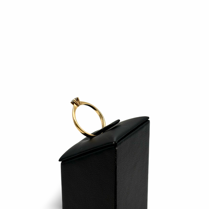 Ring Solitär Roségold 585 / 14kt Diamant