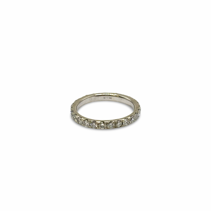 Ring Memoire Weißgold 585 / Diamanten
