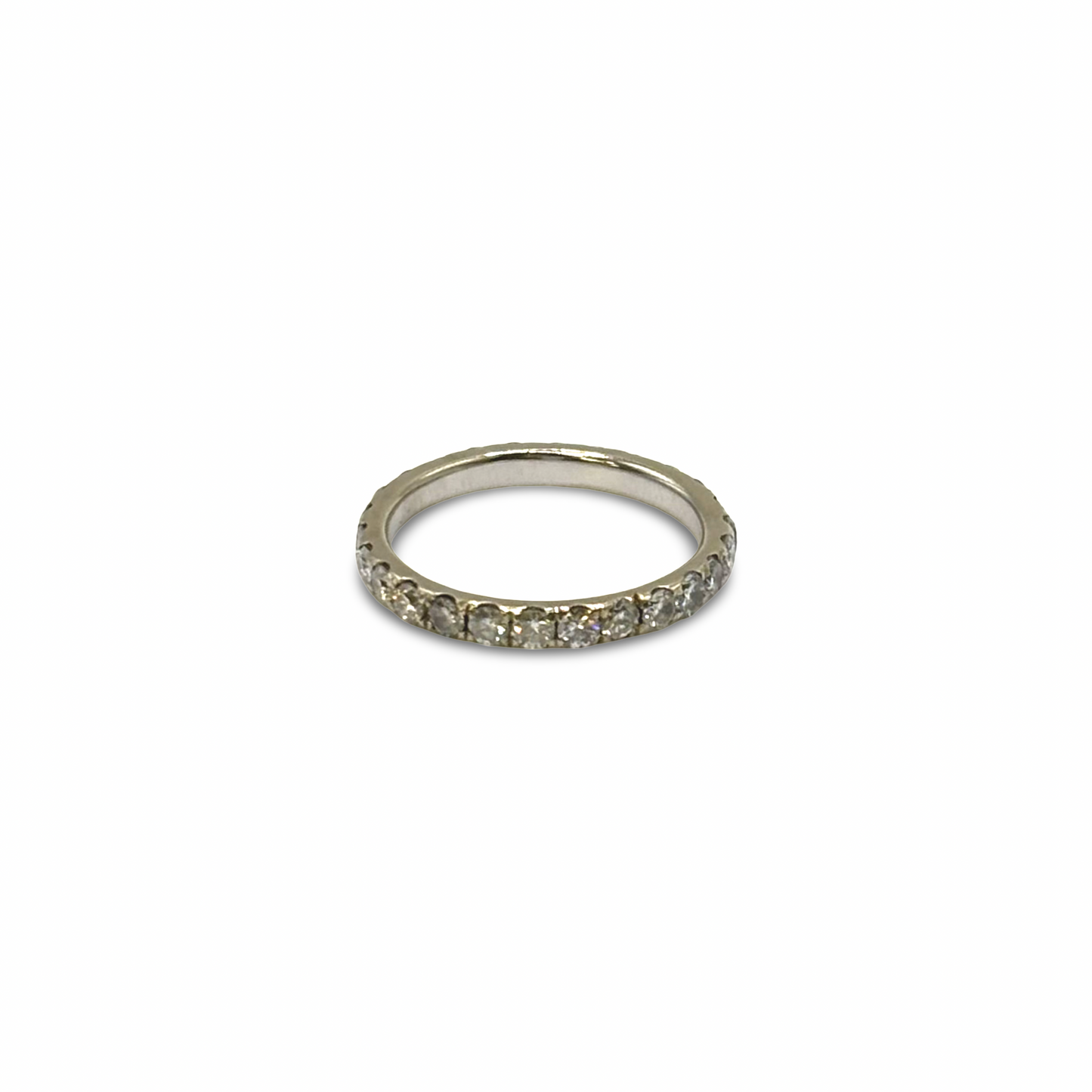 Ring Memoire Weißgold 585 / Diamanten