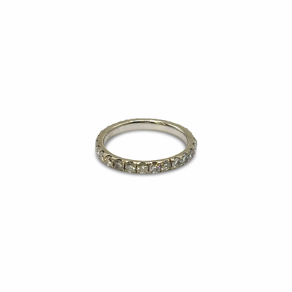 Ring Memoire Weißgold 585 / Diamanten
