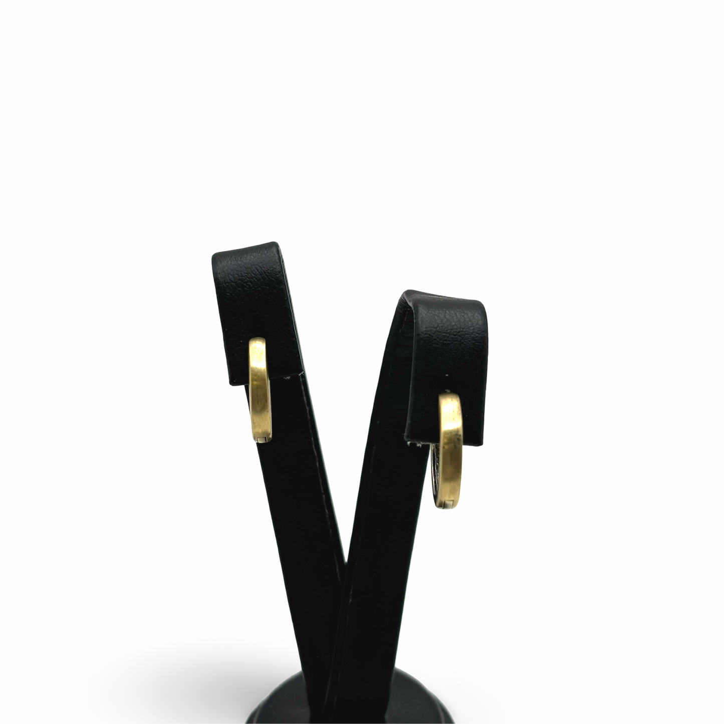 Ohrstecker Creolen Weiß/-Gelbgold 750 / 18kt